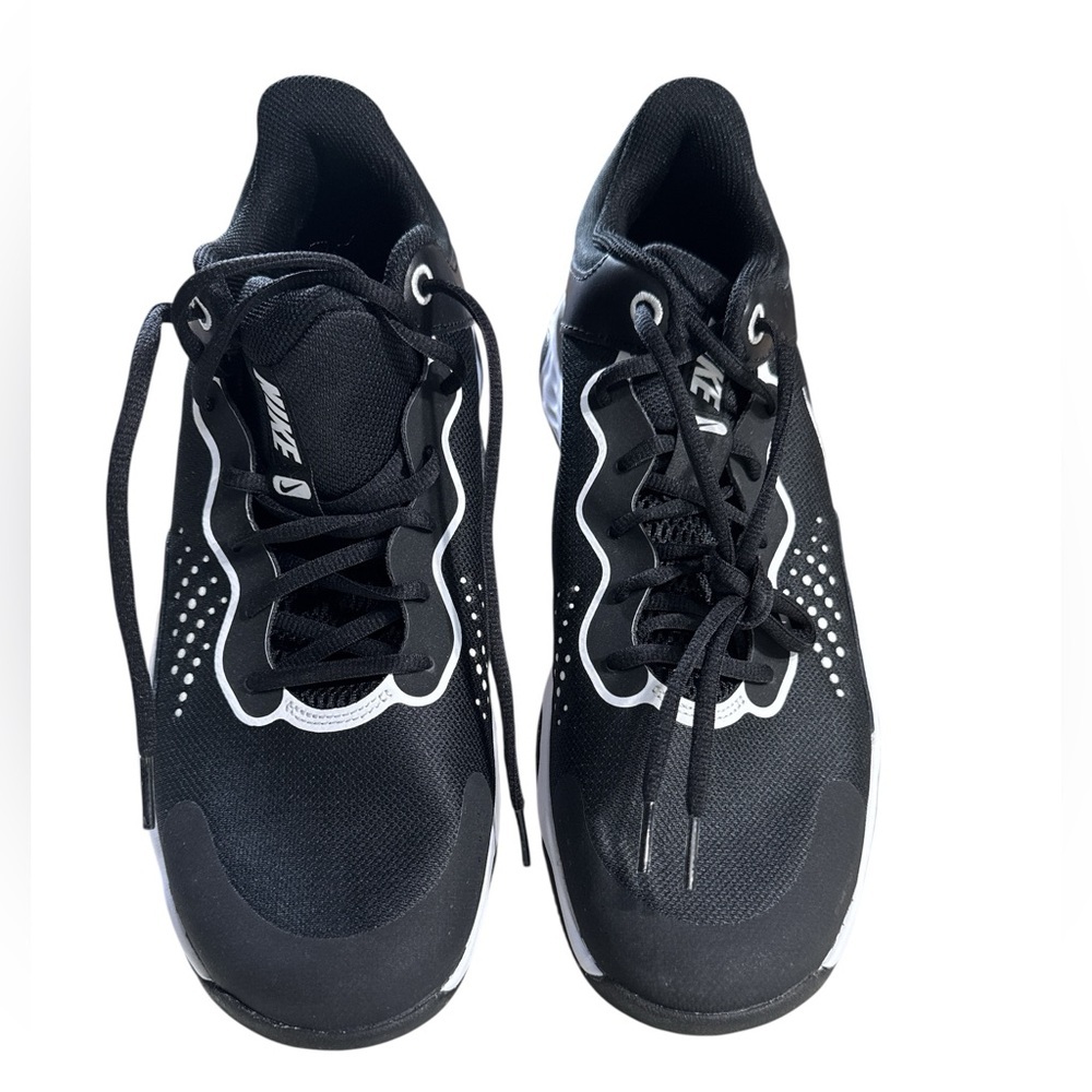 Nike Fly By Mid 3 Black and White Sneakers - Size 12 - Picture 4 of 9